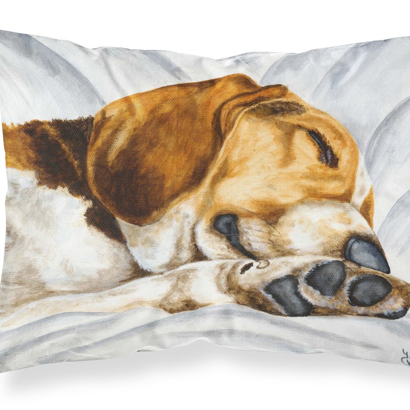 Caroline's Treasures Beagle Bliss Fabric Standard Pillowcase