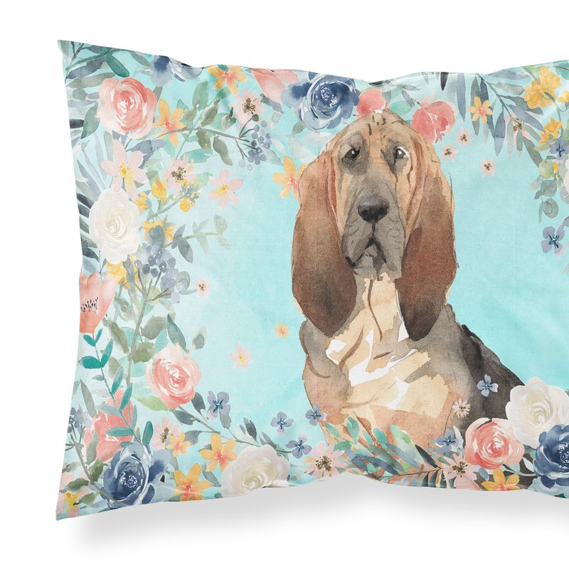 Caroline's Treasures Bloodhound Fabric Standard Pillowcase