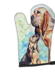 Bloodhound Momma's Love Oven Mitt