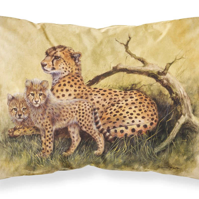 Caroline's Treasures Cheetahs By Daphne Baxter Fabric Standard Pillowcase