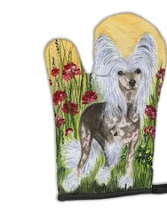 Chinese Crested Oven Mitt