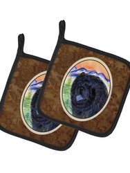 Chow Chow Pair of Pot Holders