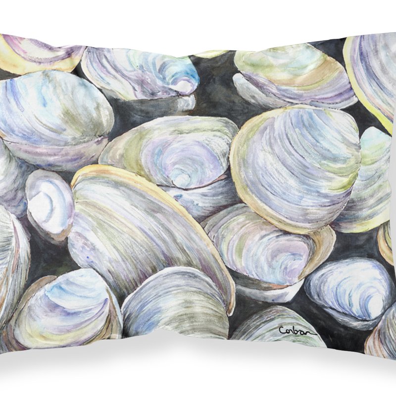 Caroline's Treasures Clam Quahog Shells Fabric Standard Pillowcase
