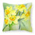 Daffodils by Maureen Bonfield Fabric Decorative Pillow