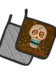 Day of the Dead Pair of Pot Holders
