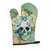 Day of the Dead Skull with Flowers Oven Mitt - Default Title