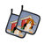Dog House Collection Beagle Tricolor Pair of Pot Holders