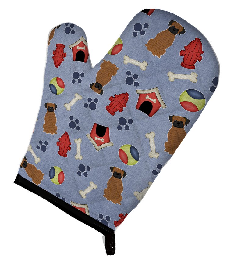Dog House Collection Brindle Boxer Oven Mitt