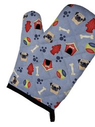 Dog House Collection Fawn Pug Oven Mitt