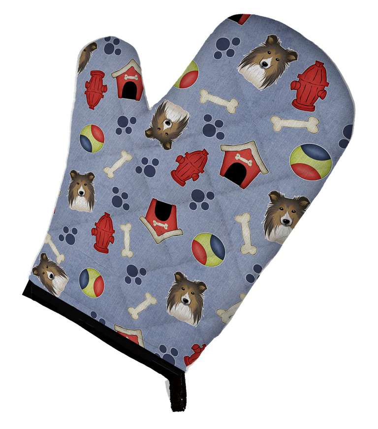Dog House Collection Sheltie Oven Mitt