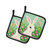 Easter Bunny Rabbit Pair of Pot Holders