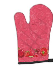 Fruits and Vegetables in Red BB5133DS66 Oven Mitt