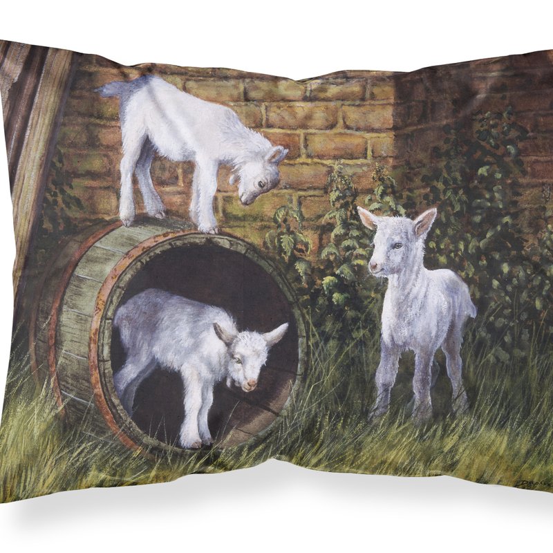 Caroline's Treasures Goats By Daphne Baxter Fabric Standard Pillowcase