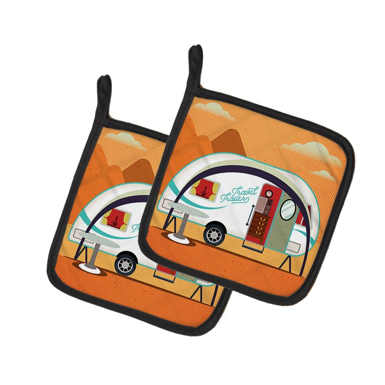 Greatest Adventure New Camper Pair of Pot Holders