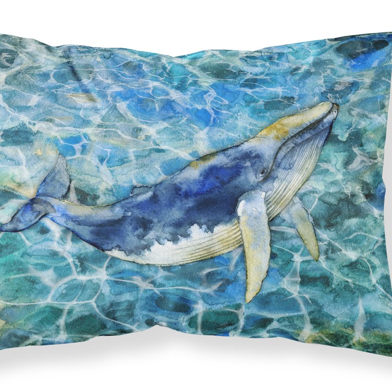Caroline's Treasures Humpback Whale Fabric Standard Pillowcase