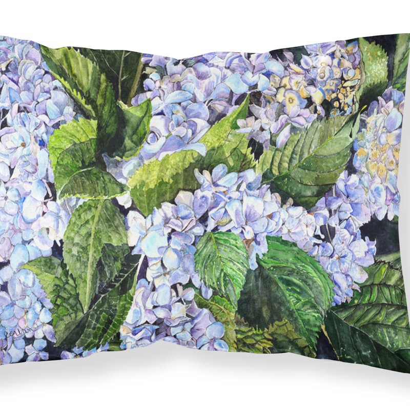 Caroline's Treasures Hydrangea Fabric Standard Pillowcase