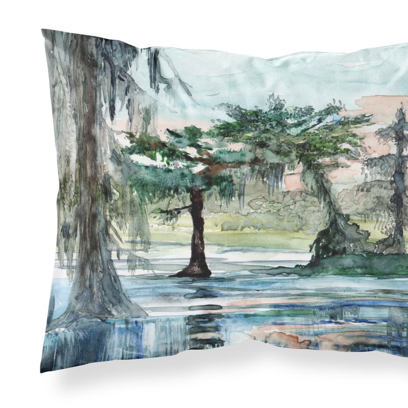Caroline's Treasures In The Swamp Fabric Standard Pillowcase