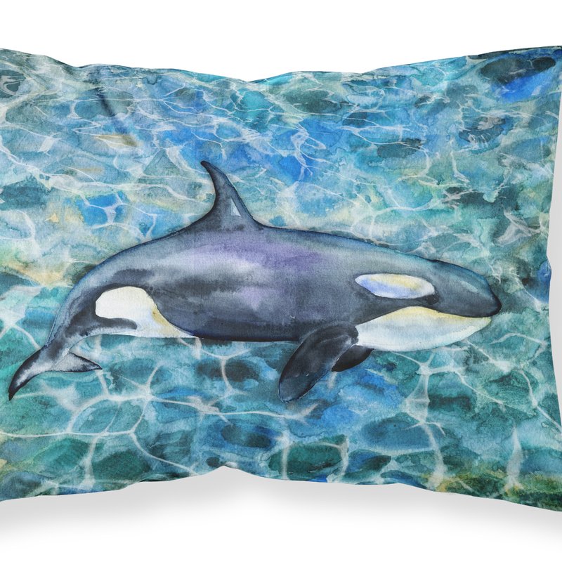 Caroline's Treasures Killer Whale Orca Fabric Standard Pillowcase