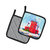 Lighthouse on the rocks Harbour Pair of Pot Holders