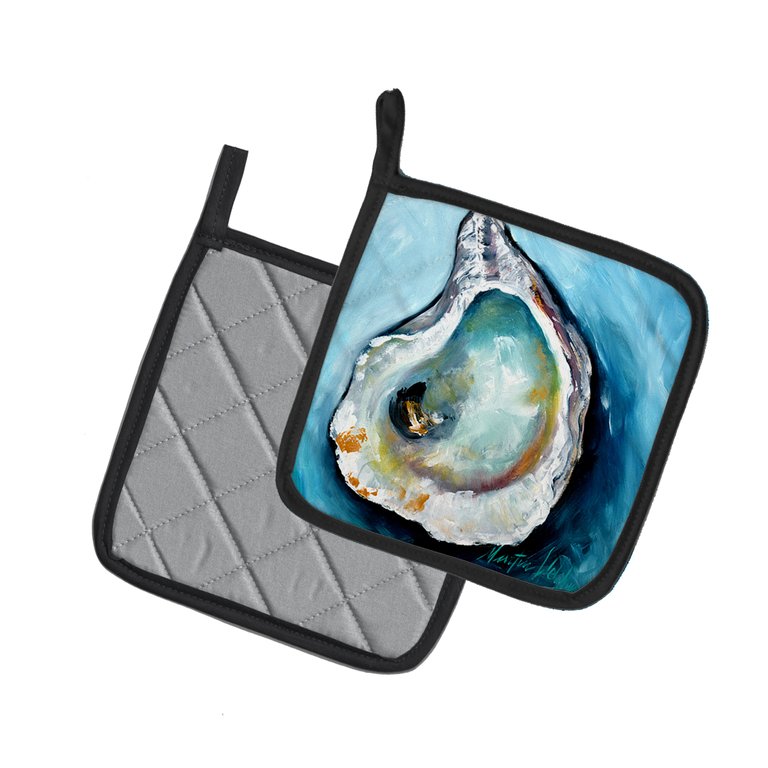 Oyster Pair of Pot Holders