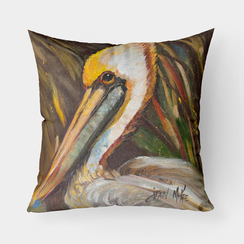 Caroline's Treasures Pelican Lookin East Fabric Decorative Pillow