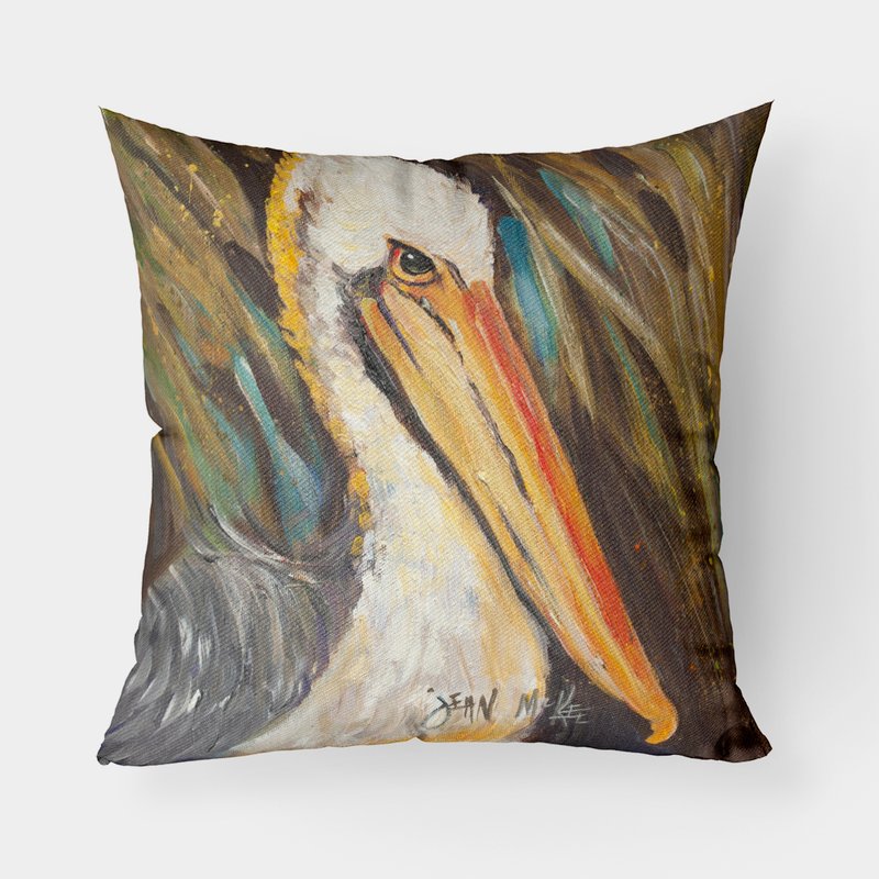 Caroline's Treasures Pelican Lookin West Fabric Decorative Pillow