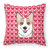 Sable Corgi Fabric Decorative Pillow
