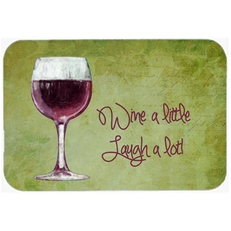 SB3067LCB Wine A Little Laugh A Lot Glass Cutting Board - Large