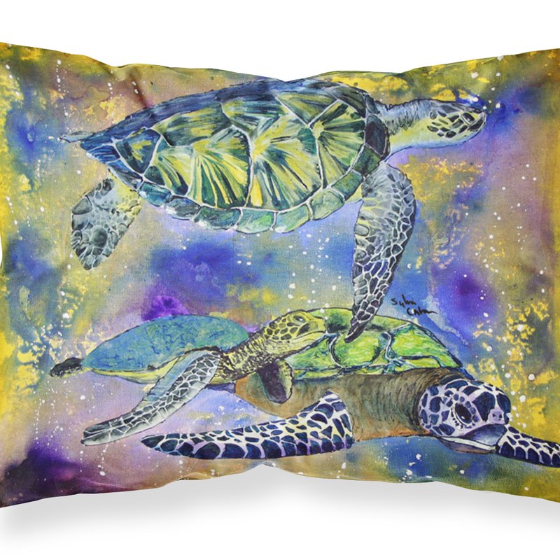 Caroline's Treasures Sea Turtles Loggerhead Fabric Standard Pillowcase