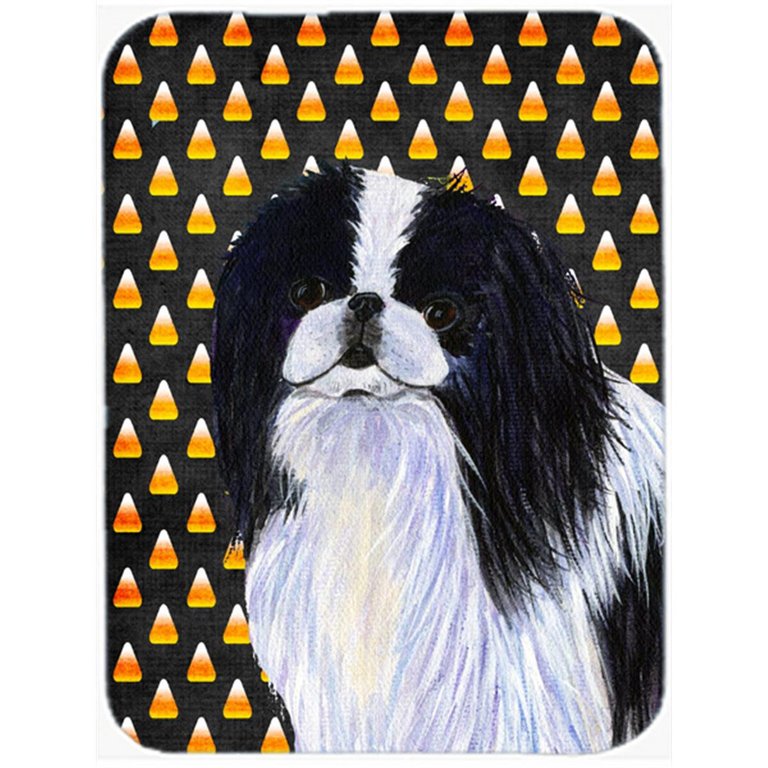 SS4260LCB Japanese Chin Candy Corn Halloween Portrait Glass Cutting Board - Large - Multicolor