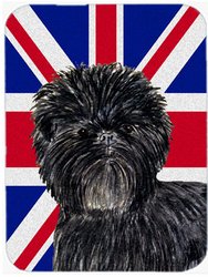 SS4953LCB Affenpinscher With English Union Jack British Flag Glass Cutting Board - Large - Multicolor
