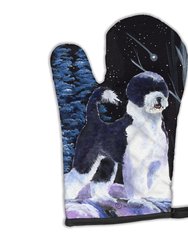 Starry Night Portuguese Water Dog Oven Mitt