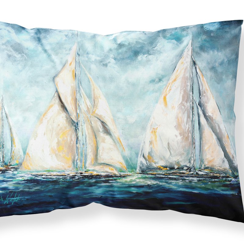 Caroline's Treasures The Last Mile Sail Boats Fabric Standard Pillowcase