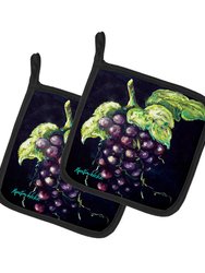 Welch's Grapes Pair of Pot Holders
