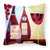 Wine Collection Rouge by Cathy Brear Fabric Decorative Pillow