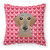Wirehaired Dachshund Fabric Decorative Pillow