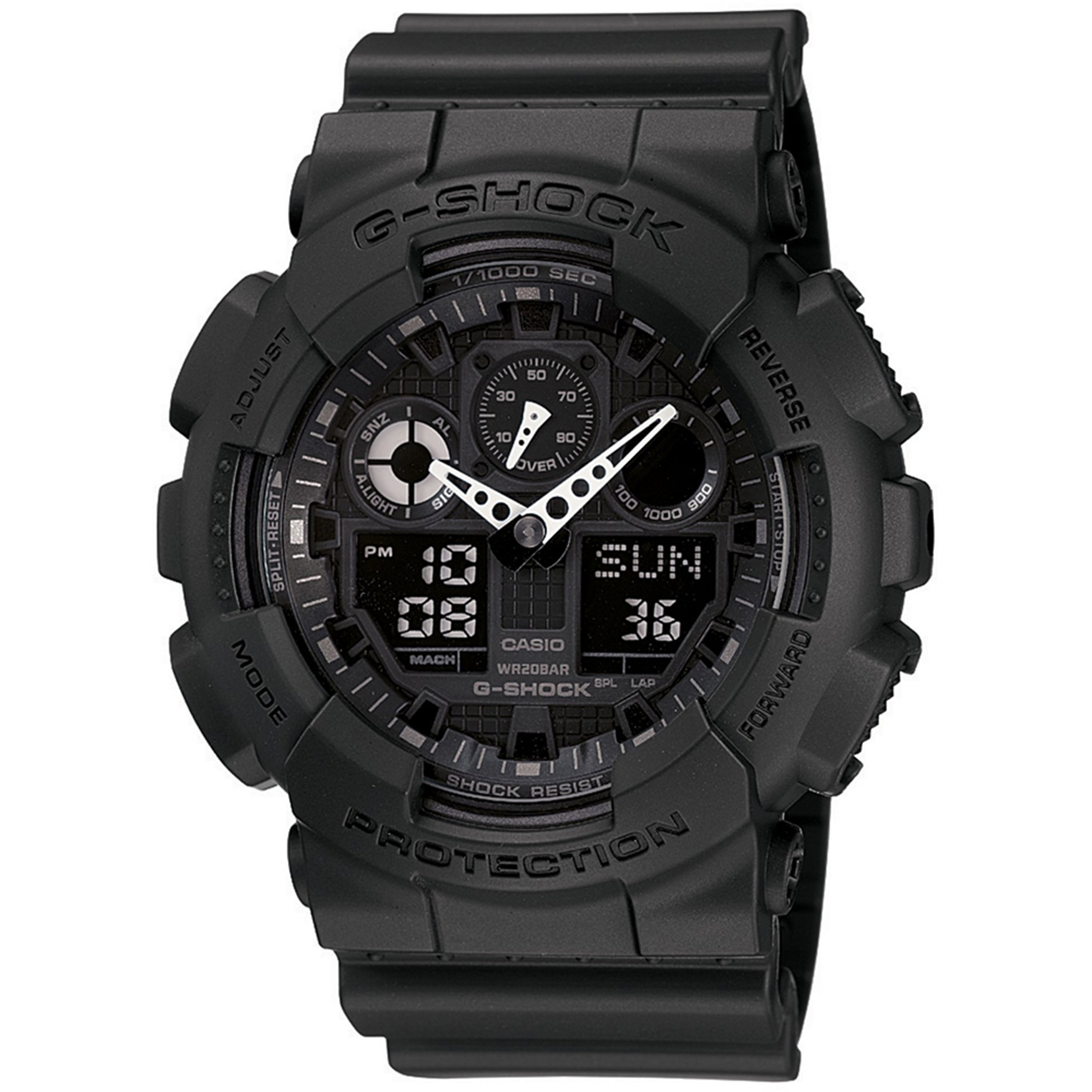 Casio Mens Black G-shock Analog-digital Watch