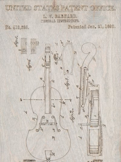 Catahoula Sign Co. Cello Patent Print product