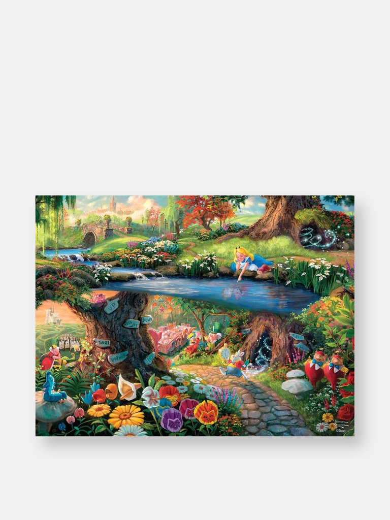 Ceaco Thomas Kinkade Disney Dreams Jigsaw Puzzle - Alice in Wonderland 750 Pieces