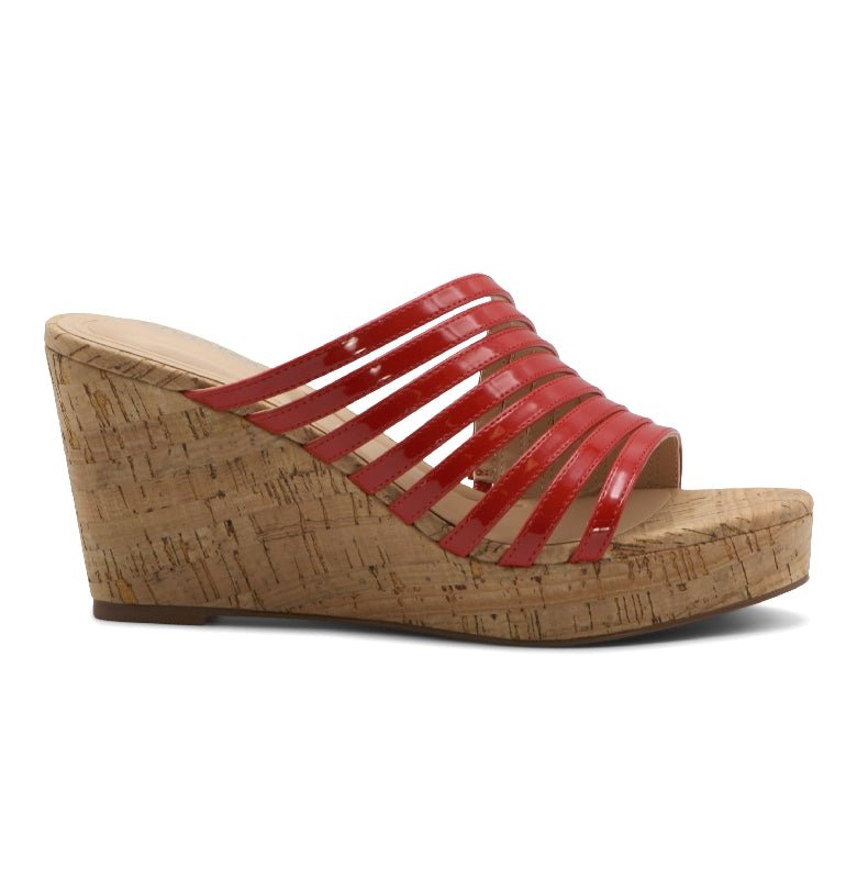 Shop Charles By Charles David Gustavo Wedge Sandal In Red