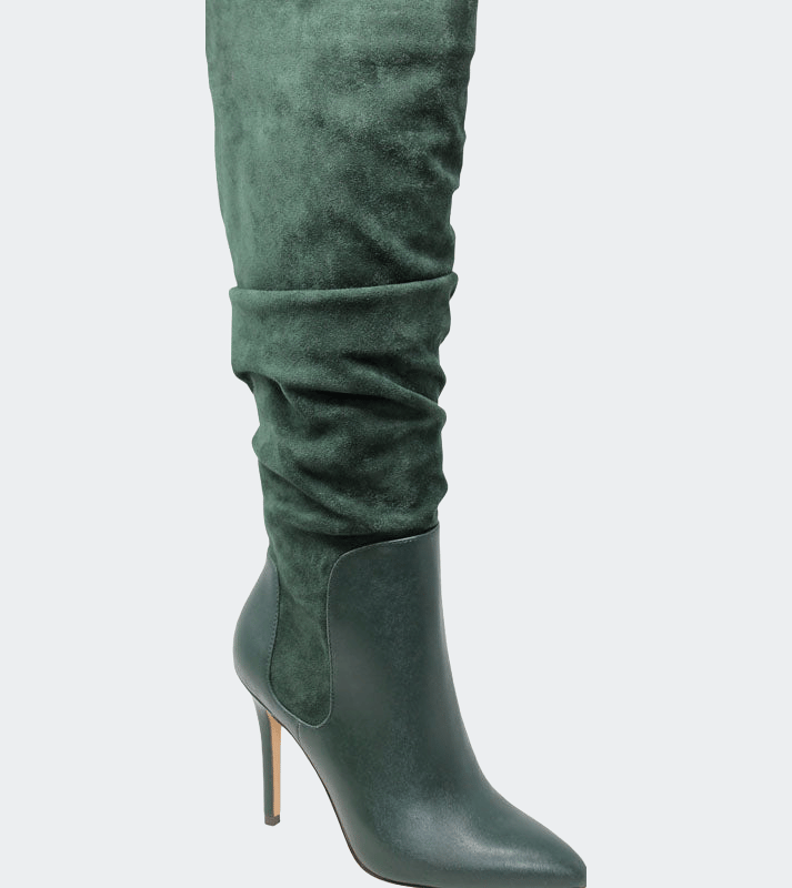 Charles By Charles David Playa Boots In Deep Forest Green