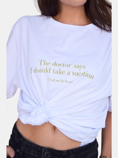 Charlie Holiday Dr. Vacay Boyfriend Tee product