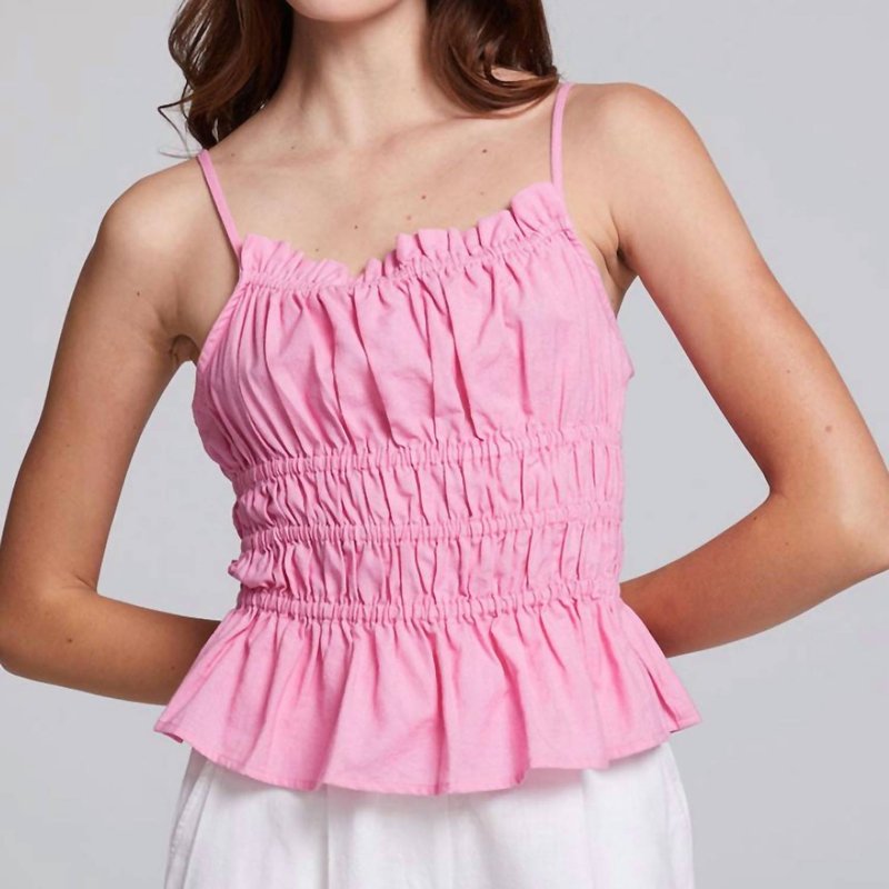 Shop Chaser Lorenzo Tank Top In Rosewater Pink