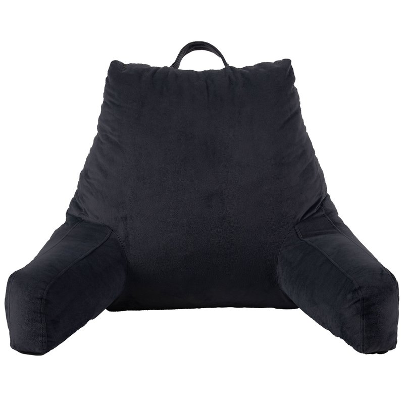 Cheer Collection Backrest Reading Pillow In Black
