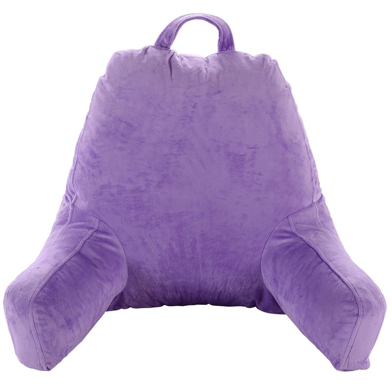 Shop Cheer Collection Backrest Reading Pillow In Purple