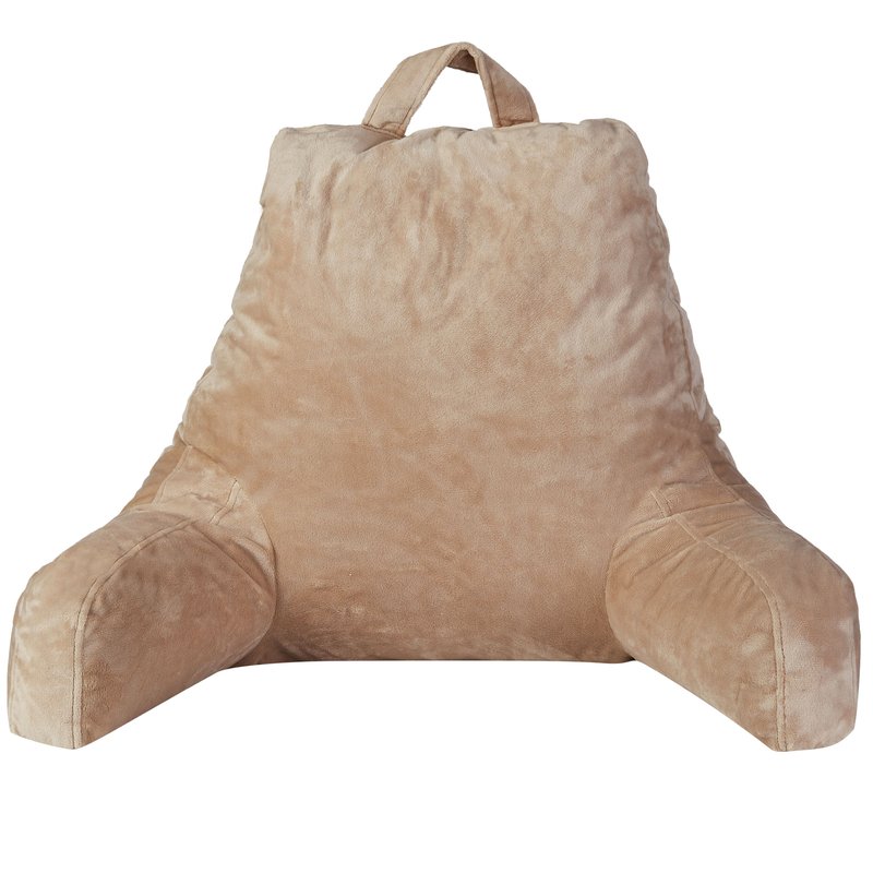 Cheer Collection Backrest Reading Pillow In Brown