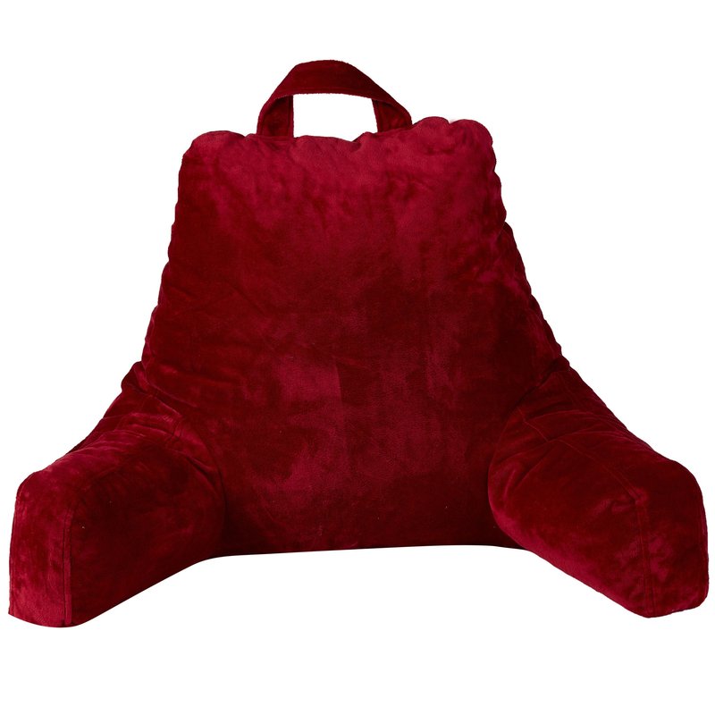 Cheer Collection Backrest Reading Pillow In Red