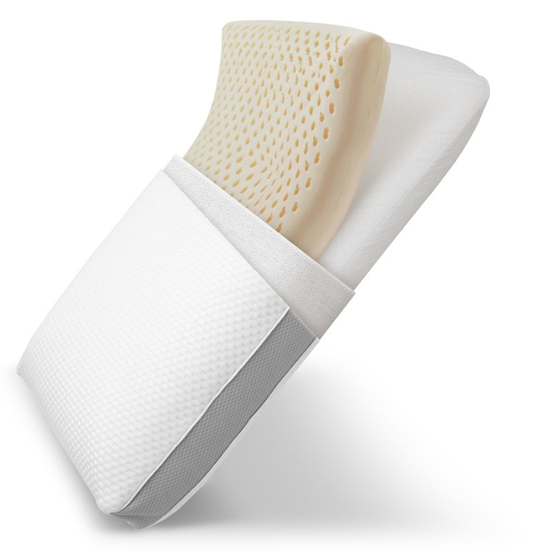 Shop Cheer Collection Dual-sided Standard Sleeping Pillow With Latex Foam