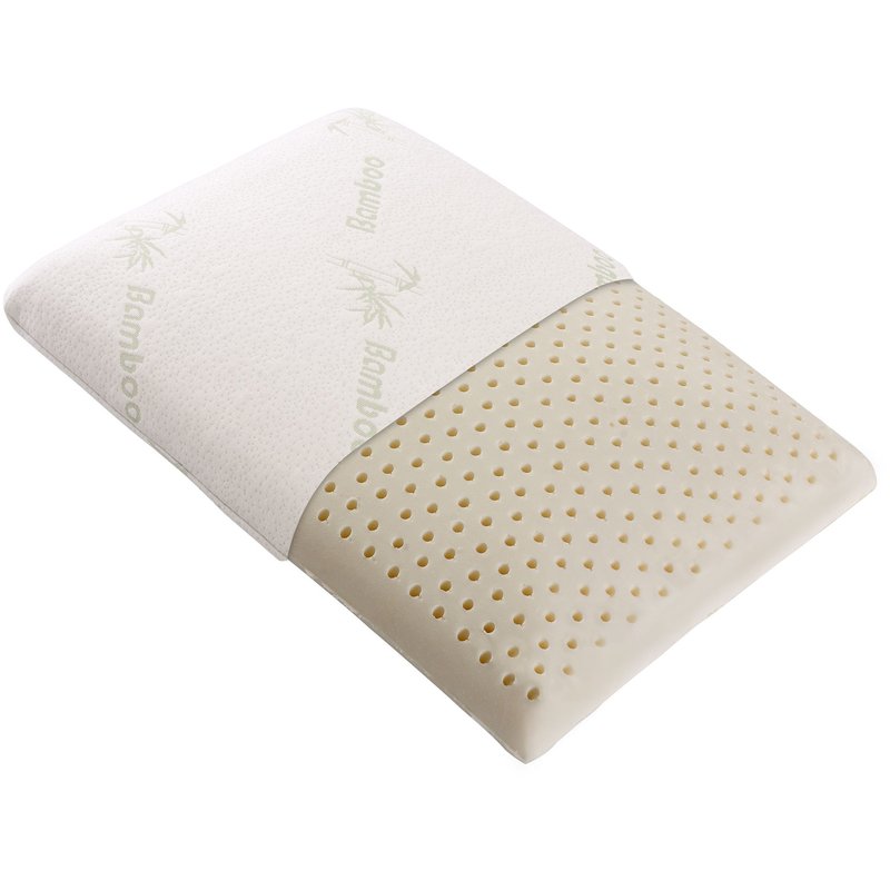 Cheer Collection Latex Memory Foam Pillow In White
