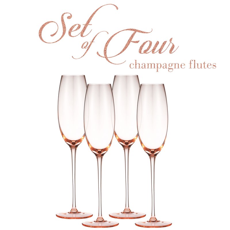 Shop Cheer Collection Luxurious And Elegant Sparkling Colored Glassware